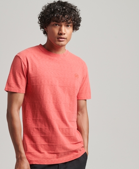 VINTAGE TEXTURE MEN'S PINK T-SHIRT