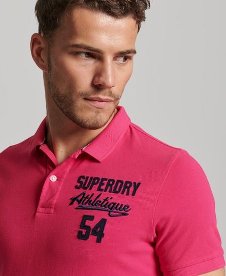 VINTAGE SUPERSTATE MEN'S PINK POLO