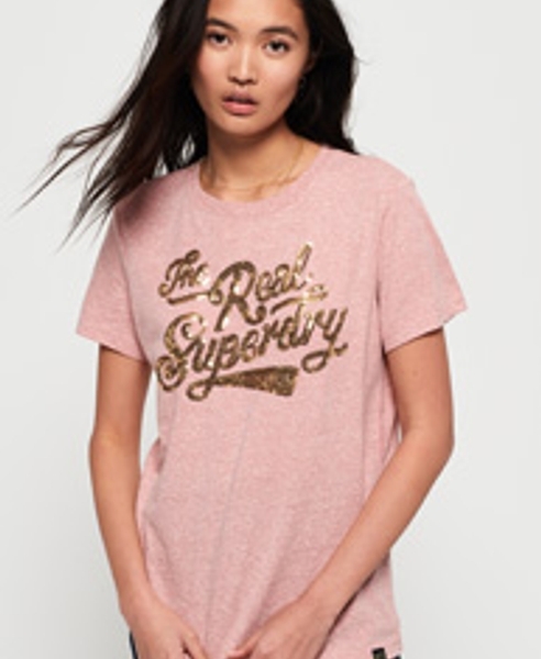 THE REAL GLITTER SEQUIN ENTRY TEE