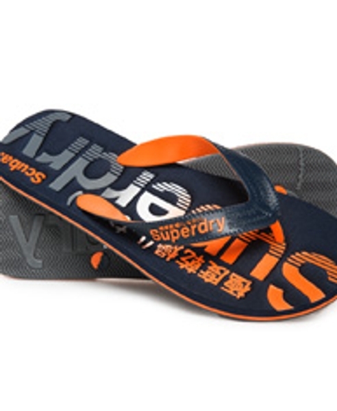 SCUBA FADED LOGO FLIP FLOPS